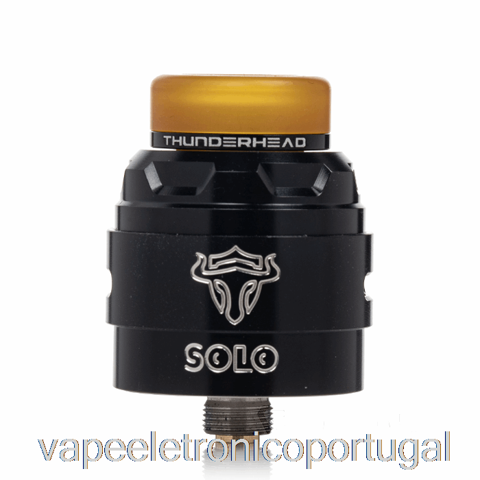 Vape Eletrônico Thunderhead Criações Tauren Solo V1.5 24mm Rda Prata Preto